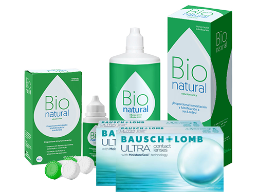 Lentillas Bausch+Lomb ULTRA + BioNatural - Packs