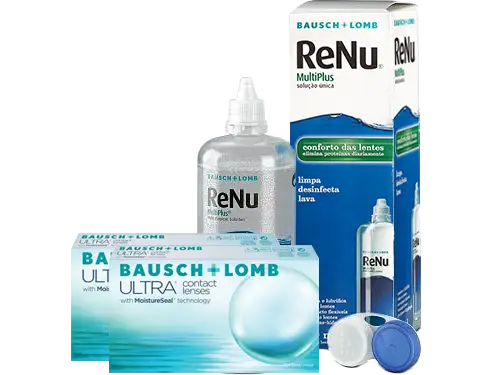 Lentillas Bausch+Lomb ULTRA + Renu Multiplus - Packs