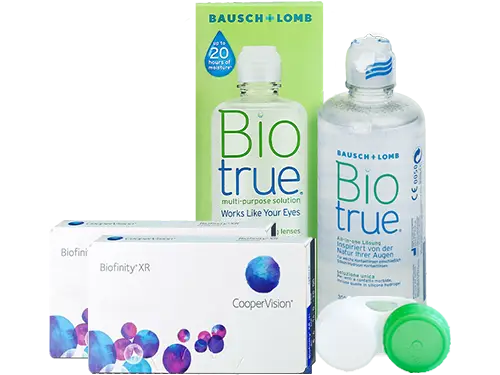 Lentillas Biofinity XR + Biotrue - Packs