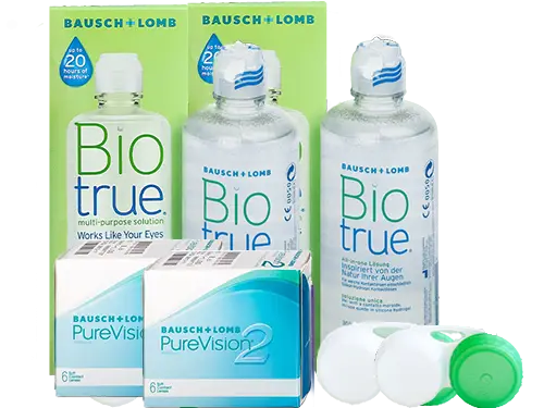 Lentillas Purevision 2 HD + Biotrue - Packs