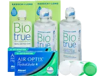 Lentillas Air Optix Plus HydraGlyde for Astigmatism + Biotrue - Packs
