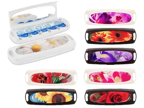 Accesorios para Lentillas Estuche para lentillas diarias Flores
