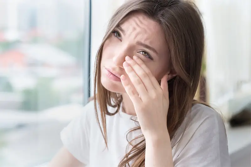 Lentillas en los ojos