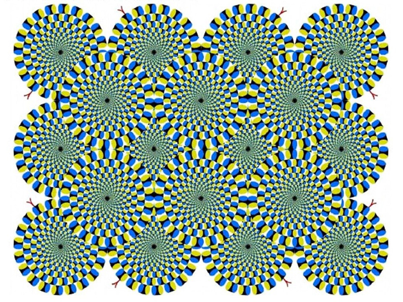 Ilusiones ópticas: sensación de movimiento