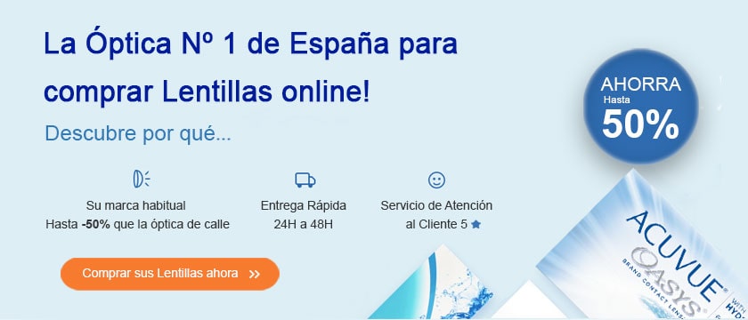 La Óptica nº 1 de España para comprar Lentillas online!