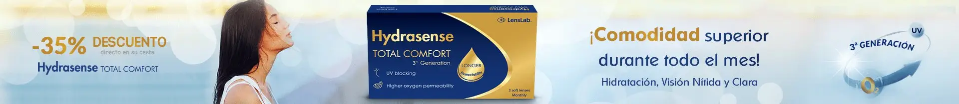 Descuento: Lentillas Hydrasense Total Comfort