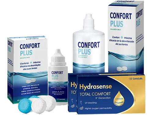 Lentillas Hydrasense Total Comfort + Confort Plus - Packs
