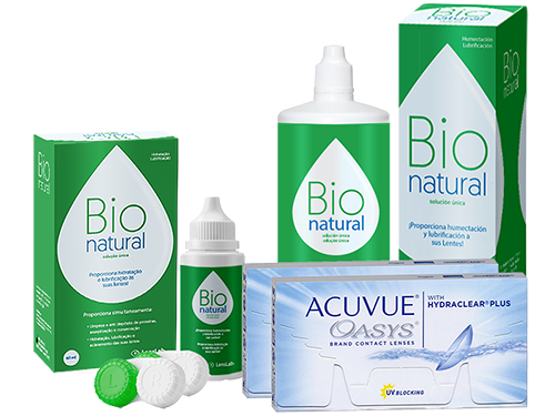 Lentillas Acuvue Oasys + BioNatural - Packs