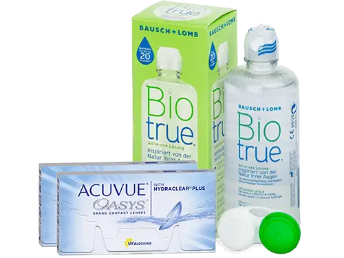 Lentillas Acuvue Oasys + Biotrue - Packs