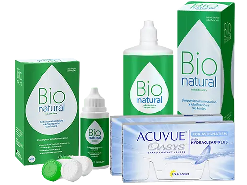 Lentillas Acuvue Oasys for Astigmatism + BioNatural - Packs
