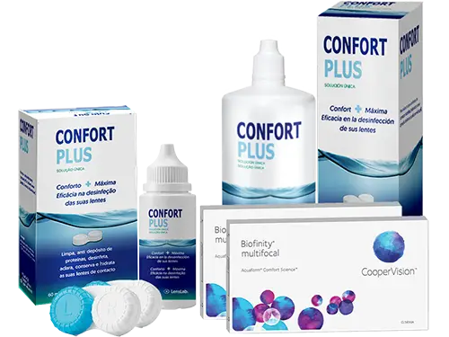 Lentillas Biofinity Multifocal + Confort Plus - Packs