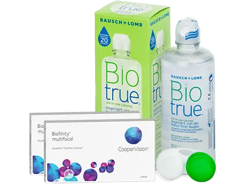 Lentillas Biofinity Multifocal + Biotrue - Packs
