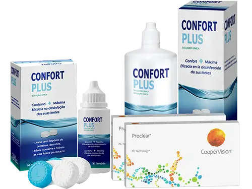 Lentillas Proclear + Confort Plus - Packs