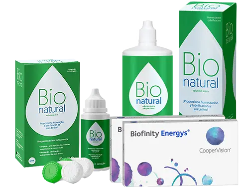 Lentillas Biofinity Energys + BioNatural - Packs