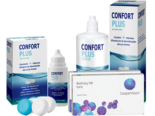 Lentillas Biofinity Toric XR + Confort Plus - Packs