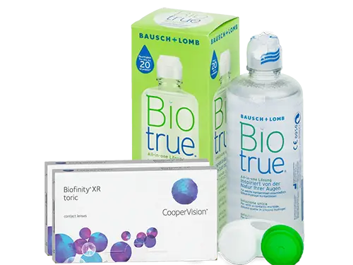 Lentillas Biofinity Toric XR + Biotrue - Packs