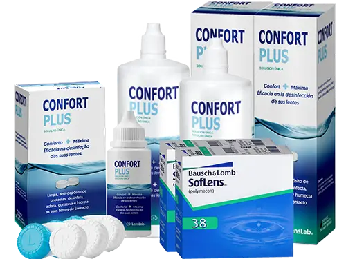 Lentillas Soflens 38 + Confort Plus - Packs