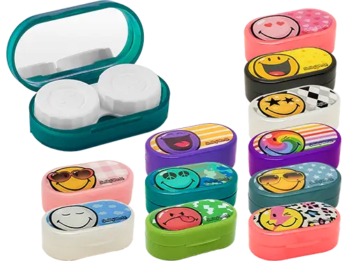 Accesorios para Lentillas Estuche Smiley World con Espejo