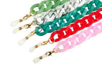 Accesorios para Lentillas Cadena Acrílica Gold Spring