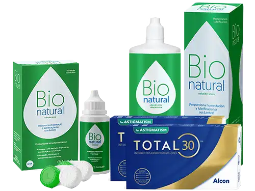 Lentillas Total30 for Astigmatism + BioNatural - Packs