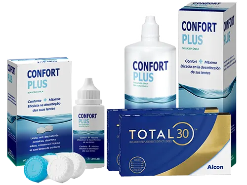 Lentillas Total30 + Confort Plus - Packs