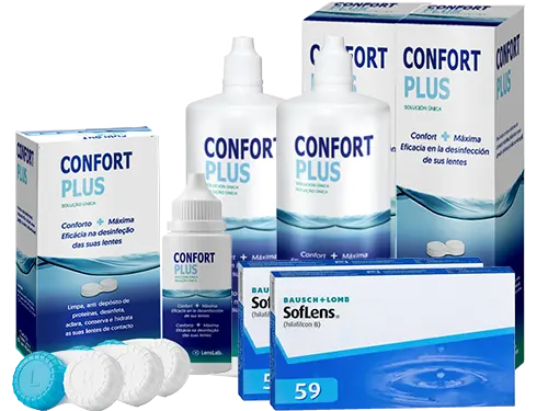 Lentillas Soflens 59 + Confort Plus - Packs