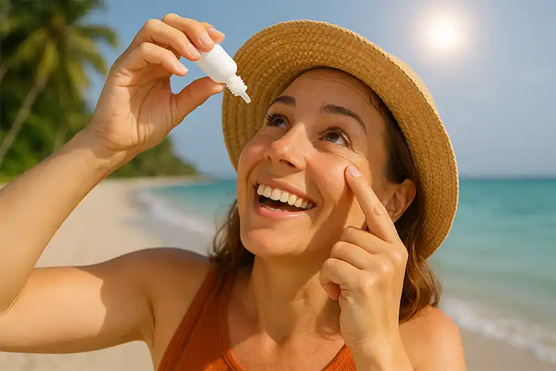 Ojos secos en verano: causas, síntomas y soluciones