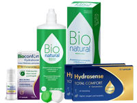 Lentillas Hydrasense Total Comfort + BioNatural + Bioconfort Hydration - Packs