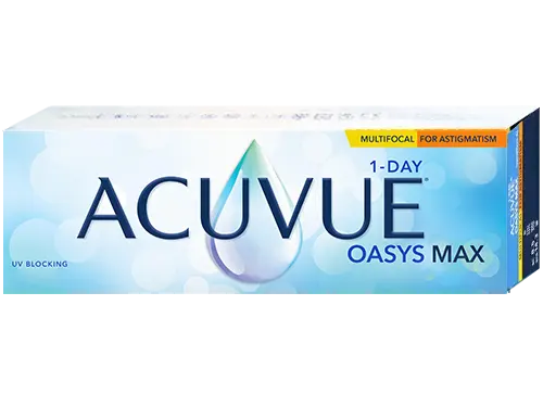 Lentillas Acuvue Oasys MAX 1-Day Multifocal Astigmatism