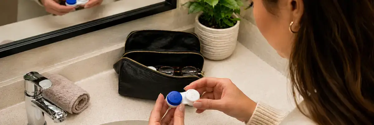 Accesorio: Estuche para lentes de contacto