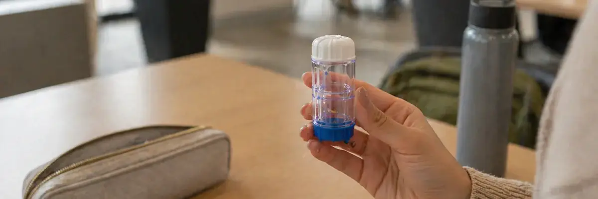 Accesorio: Estuche Barril para Lentillas Rígidas