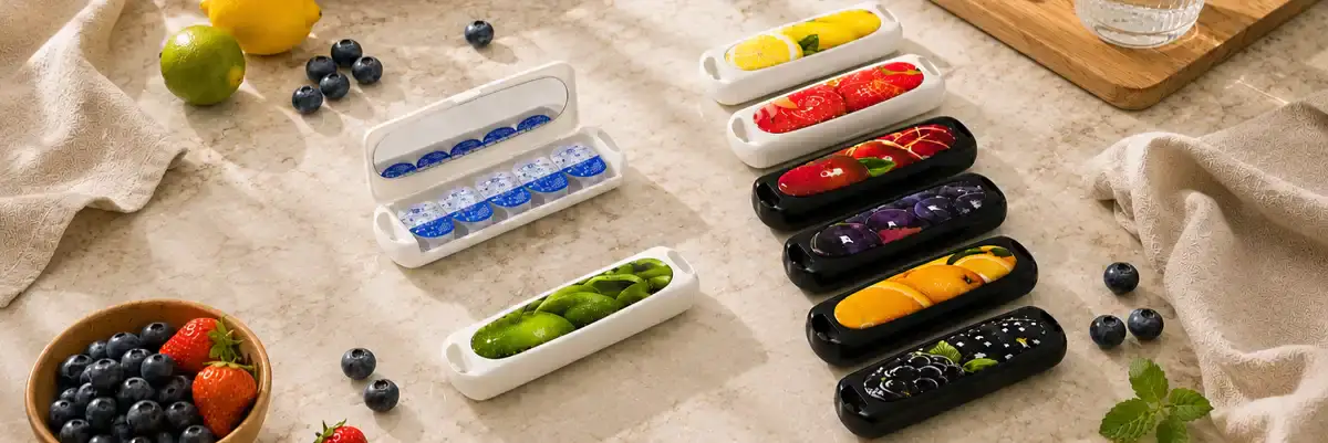 Accesorio: Estuche para lentillas diarias Fruta