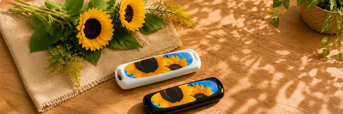 Accesorio: Estuche para lentillas diarias Flores