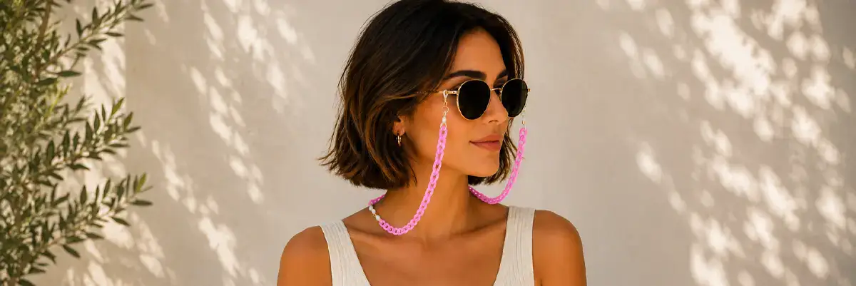 Accesorio: Cadena Acrílica Gold Spring
