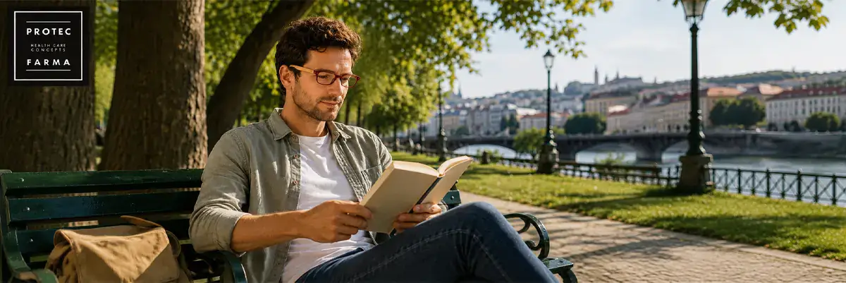 Gafas de Lectura: Bamboo Red